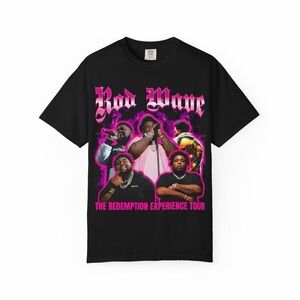 Rod Wave T shirt New S-5Xl 2023 Rap Hip Hop Promo Merch